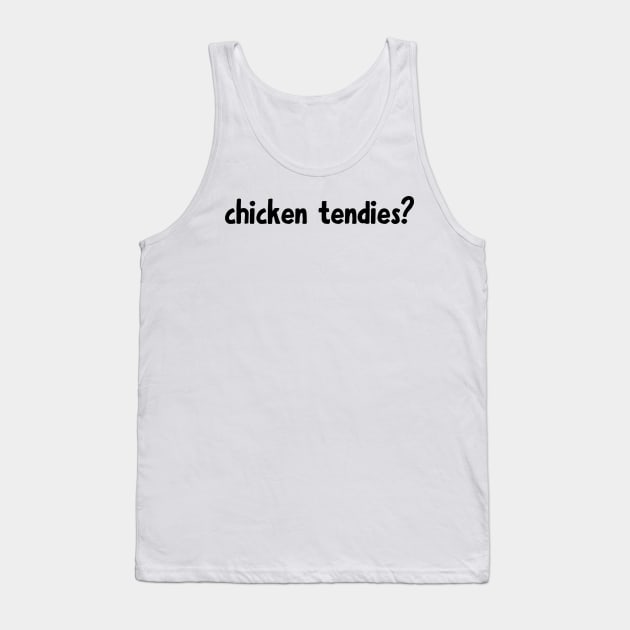 chicken tender love Tank Top by Toad House Pixels